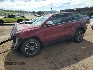 2020 Jeep Grand Cherokee Limited with VIN 1C4RJFBG8LC302608, listed as a Copart auction lot 88717675 with 86,933 mi miles and Non repairable. Bid and sale history available at DreamBid. Image 1.