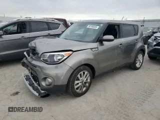 2019 Kia Soul + with VIN KNDJP3A50K7649934, listed as a Copart auction lot 50166655 with 62,082 mi miles and Salvage Title. Bid and sale history available at carsss.com. Image 1.