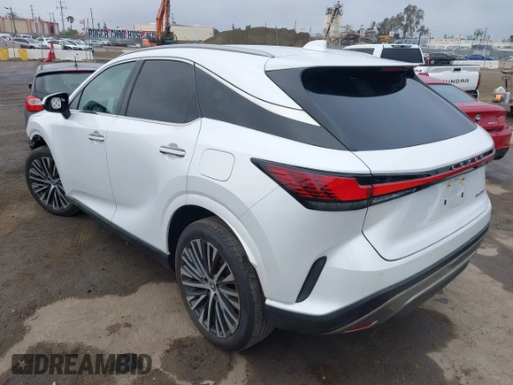 2023 Lexus RX with VIN 2T2BAMBA6PC013530, listed as a IAAI auction lot 41903784 with 18,711 mi miles. Bid and sale history available at carsss.com. Image 3.