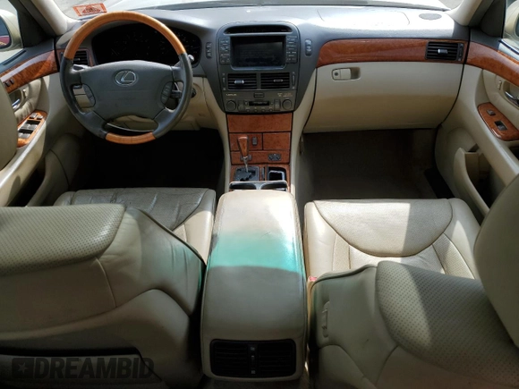 2004 Lexus LS 430 with VIN JTHBN36F140162697, listed as a Copart auction lot 47810895 with 304,336 mi miles and Clean Title. Bid and sale history available at DreamBid. Image 8.