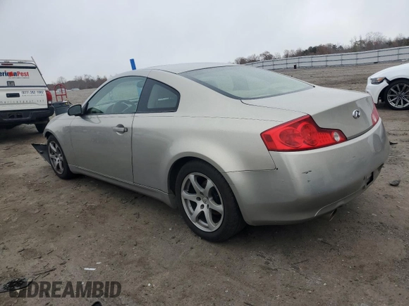 2003 Infiniti G35 Coupe w/Leather with VIN JNKCV54E33M207477, listed as a Copart auction lot 82015404 with 142,755 mi miles and Salvage Title. Bid and sale history available at carsss.com. Image 2.
