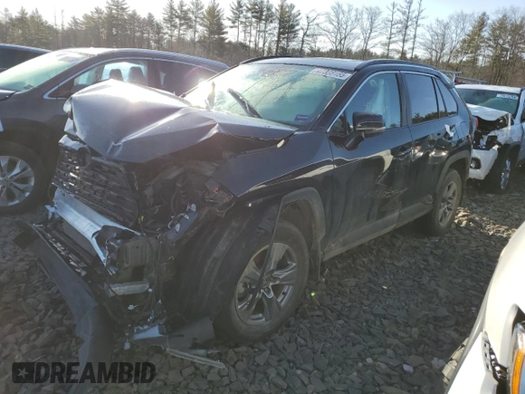2024 Toyota RAV4 XLE with VIN 2T3P1RFV3RC454515, listed as a Copart auction lot 47398185 with Not Provided miles and Salvage Title. Bid and sale history available at DreamBid. Image 1.