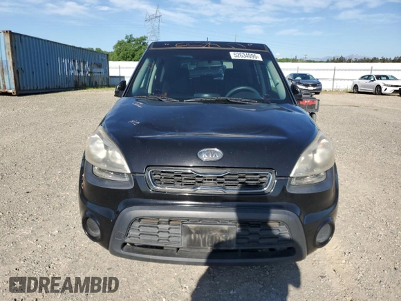 2012 Kia Soul with VIN KNDJT2A50C7745554, listed as a Copart auction lot 52634095 with 156,904 mi miles and Salvage Title. Bid and sale history available at carsss.com. Image 5.