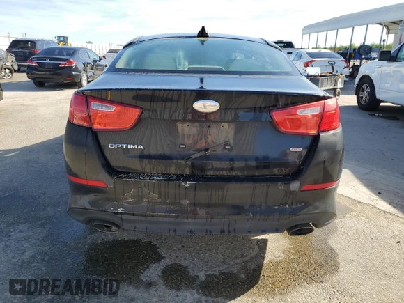 2015 Kia Optima LX with VIN 5XXGM4A75FG352858, listed as a Copart auction lot 50619205 with 166,145 mi miles and Salvage Title. Bid and sale history available at carsss.com. Image 6.