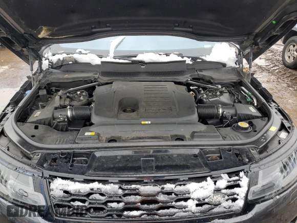 2021 Land Rover Range Rover Sport HST with VIN SALWS2RU1MA763532, listed as a Copart auction lot 44107975 with 109,690 mi miles and Salvage Title. Bid and sale history available at carsss.com. Image 12.