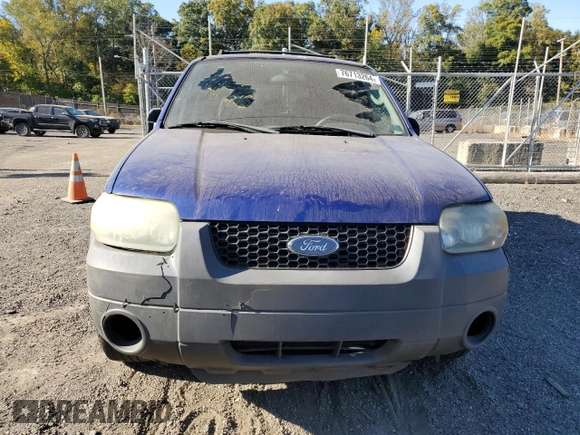 2006 Ford Escape XLT with VIN 1FMYU931X6KA18627, listed as a Copart auction lot 76713264 with 0 mi miles and Salvage Title. Bid and sale history available at carsss.com. Image 5.