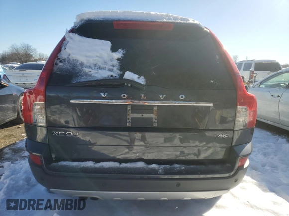2012 Volvo XC90 with VIN YV4952CZ4C1608629, listed as a Copart auction lot 41564605 with 0 mi miles and Salvage Title. Bid and sale history available at carsss.com. Image 6.