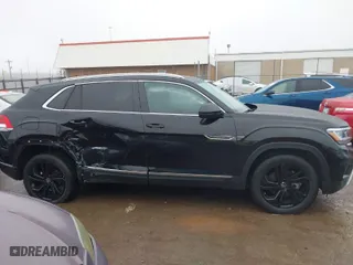2023 Volkswagen Atlas Cross Sport 3.6L V6 SEL with VIN 1V2BE2CA3PC201988, listed as a IAAI auction lot 41166355 with 45,208 mi miles. Bid and sale history available at carsss.com. Image 13.