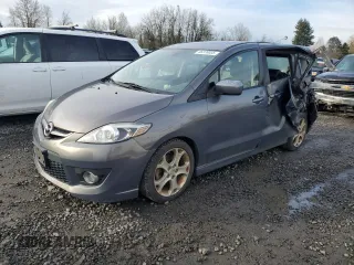 2010 Mazda 5 Sport with VIN JM1CR2WL8A0387091, listed as a Copart auction lot 46378035 with 154,081 mi miles and Salvage Title. Bid and sale history available at carsss.com. Image 1.
