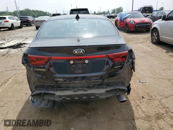 2021 Kia Forte GT-Line with VIN 3KPF34AD4ME403535, listed as a Copart auction lot 59966665 with 38,241 mi miles and Clean title. Bid and sale history available at DreamBid. Image 6.