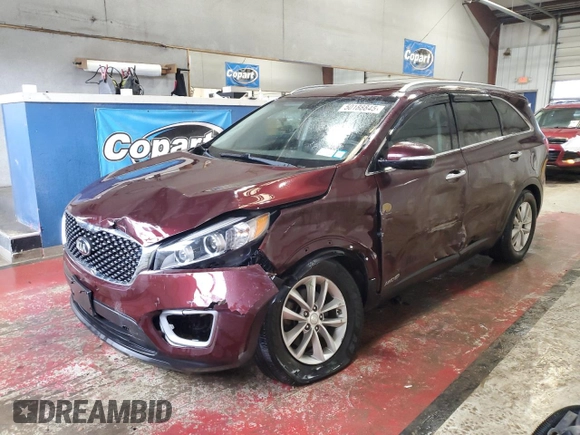 2018 Kia Sorento LX V6 with VIN 5XYPGDA55JG430503, listed as a Copart auction lot 50188845 with 98,820 mi miles and Salvage Title. Bid and sale history available at carsss.com. Image 1.