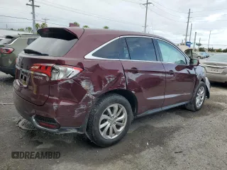 2018 Acura RDX Technology with VIN 5J8TB3H5XJL002817, listed as a Copart auction lot 59493895 with 107,378 mi miles and Salvage title. Bid and sale history available at DreamBid. Image 3.