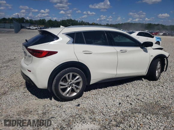 2019 Infiniti QX30 Luxe with VIN SJKCH5CP8KA011169, listed as a Copart auction lot 74402124 with 80,377 mi miles and Salvage title. Bid and sale history available at DreamBid. Image 3.