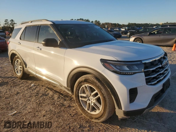 2025 Ford Explorer Active with VIN 1FMUK7DH4SGA20164, listed as a Copart auction lot 87742815 with 2,577 mi miles and Salvage Title. Bid and sale history available at carsss.com. Image 4.