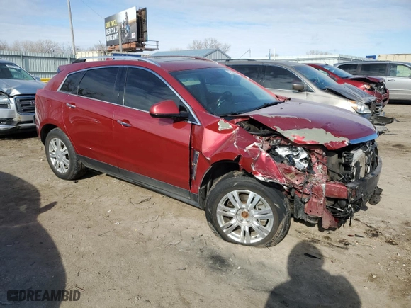 2012 Cadillac SRX Luxury Collection with VIN 3GYFNAE30CS518153, listed as a Copart auction lot 42130535 with 137,161 mi miles and Salvage Title. Bid and sale history available at carsss.com. Image 4.