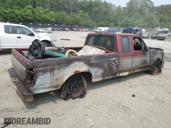 1992 Ford F-150 with VIN 1FTEX15N2NKB78371, listed as a Copart auction lot 58829415 with Not provided miles and Salvage title. Bid and sale history available at DreamBid. Image 3.