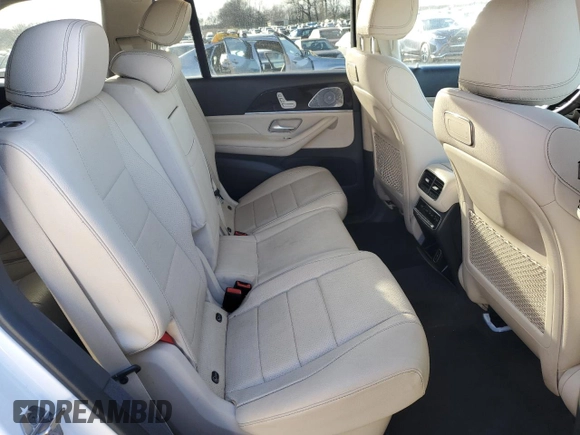 2020 Mercedes-Benz GLS 450 with VIN 4JGFF5KE2LA130256, listed as a Copart auction lot 47644455 with 91,785 mi miles and Salvage title. Bid and sale history available at DreamBid. Image 11.