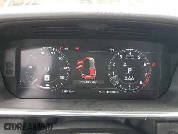 2022 Land Rover Range Rover Sport HSE Silver Edition with VIN SALWR2SU2NA222660, listed as a Copart auction lot 55740745 with 58,985 mi miles and Salvage title. Bid and sale history available at DreamBid. Image 9.