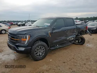 2021 Ford F-150 XL with VIN 1FTEW1E80MFC91854, listed as a Copart auction lot 58150765 with 47,950 mi miles and Salvage title. Bid and sale history available at DreamBid. Image 1.