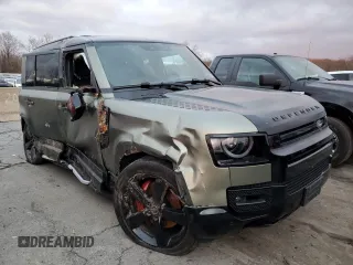 2023 Land Rover Defender X с VIN SALEX7EUXP2197885, выставлен на аукционе Copart как лот 82554884 с пробегом Не указан миль и Списание • Salvage title. История ставок и продаж доступна на DreamBid. Изображение 4.