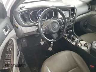2015 Kia Optima EX z VIN 5XXGN4A75FG452374, wystawiony jako Copart lot #59928725 z przebiegiem 162 831 mil mil oraz Szkoda całkowita • Salvage title. Historia ofert i sprzedaży dostępna na DreamBid. Obrazek 8.