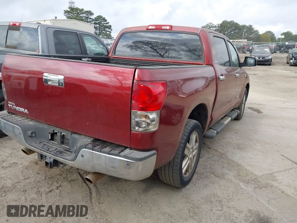 2007 Toyota Tundra Limited with VIN 5TFEV58147X027981, listed as a IAAI auction lot 41789128 with 233,593 mi miles and . Bid and sale history available at DreamBid. Image 4.