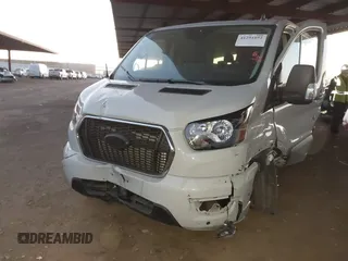 2024 Ford Transit Passenger XL with VIN 1FBAX9YG2RKA76007, listed as a IAAI auction lot 41291052 with 5,741 mi miles and . Bid and sale history available at DreamBid. Image 2.