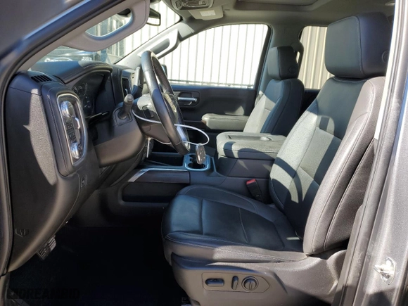 2022 GMC Sierra 1500 SLT with VIN 1GTU9DED6NZ208526, listed as a Copart auction lot 87836935 with 50,864 mi miles and Salvage Title. Bid and sale history available at carsss.com. Image 7.