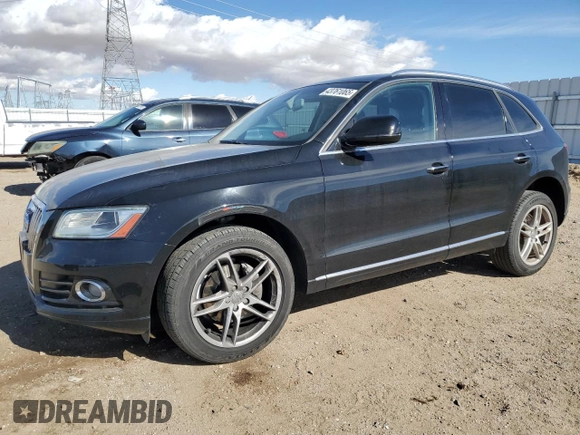 2016 Audi Q5 Premium with VIN WA1C2AFP3GA103123, listed as a Copart auction lot 43761065 with 95,710 mi miles and Salvage Title. Bid and sale history available at carsss.com. Image 1.