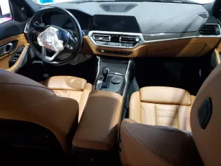 2021 BMW 3 Series 330i xDrive with VIN 3MW5R7J01M8B73697, listed as a Copart auction lot 48688115 with Not Provided miles and Salvage Title. Bid and sale history available at DreamBid. Image 8.