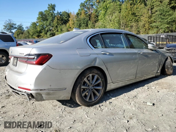 2020 BMW 7 Series 750i xDrive with VIN WBA7U2C02LCD65874, listed as a Copart auction lot 75076944 with 64,439 mi miles and Salvage Title. Bid and sale history available at carsss.com. Image 3.