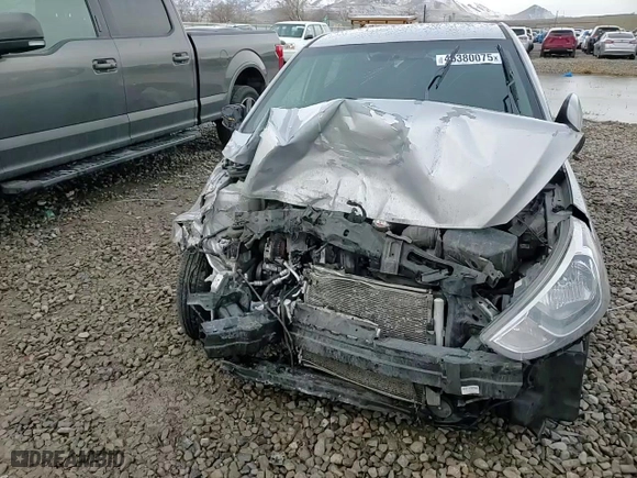 2017 Hyundai Accent SE with VIN KMHCT5AEXHU337058, listed as a Copart auction lot 49476065 with 130,024 mi miles and Salvage Title. Bid and sale history available at carsss.com. Image 10.