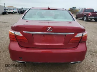 2011 Lexus LS 460 with VIN JTHCL5EF6B5012415, listed as a Copart auction lot 57467955 with Not provided miles and Salvage title. Bid and sale history available at DreamBid. Image 6.