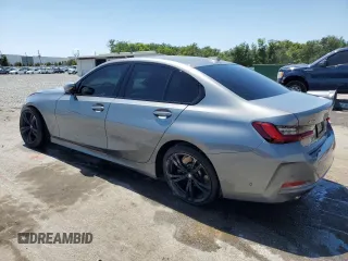 2023 BMW 3 Series 330i xDrive with VIN 3MW89FF00P8D34979, listed as a Copart auction lot 52625655 with 17,031 mi miles and Salvage Title. Bid and sale history available at carsss.com. Image 2.