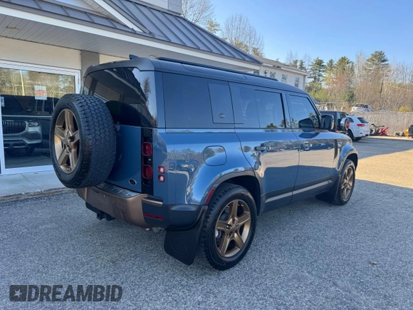 2020 Land Rover Defender SE with VIN SALEPEEU6L2017266, listed as a Copart auction lot 54608415 with 117,429 mi miles and Clean title. Bid and sale history available at DreamBid. Image 4.