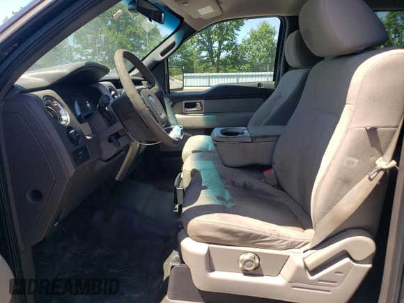 2010 Ford F-150 XL with VIN 1FTEW1E88AFB33306, listed as a Copart auction lot 57662175 with Not provided miles and Salvage title. Bid and sale history available at DreamBid. Image 7.