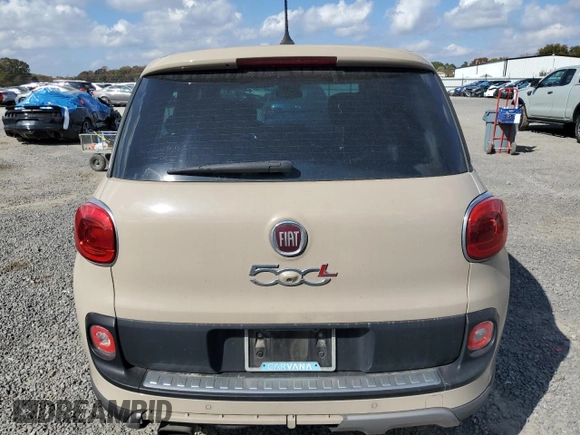 2014 FIAT 500L Trekking with VIN ZFBCFADH2EZ008916, listed as a Copart auction lot 78419814 with 97,021 mi miles and Salvage Title. Bid and sale history available at carsss.com. Image 6.