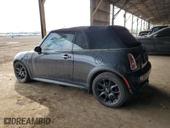 2007 MINI Convertible S z VIN WMWRH335X7TL94590, wystawiony jako Copart lot #49094295 z przebiegiem Nie podano mil oraz Szkoda całkowita • Salvage title. Historia ofert i sprzedaży dostępna na DreamBid. Obrazek 2.