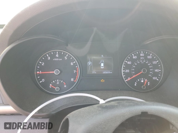 2016 Kia Optima LX with VIN 5XXGT4L35GG037007, listed as a Copart auction lot 52196405 with 165,603 mi miles and Salvage Title. Bid and sale history available at carsss.com. Image 9.