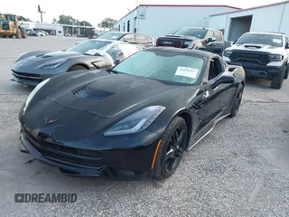 2017 Chevrolet Corvette 1LT with VIN 1G1YB2D71H5120591, listed as a IAAI auction lot 40208363 with 26,397 mi miles and . Bid and sale history available at DreamBid. Image 2.