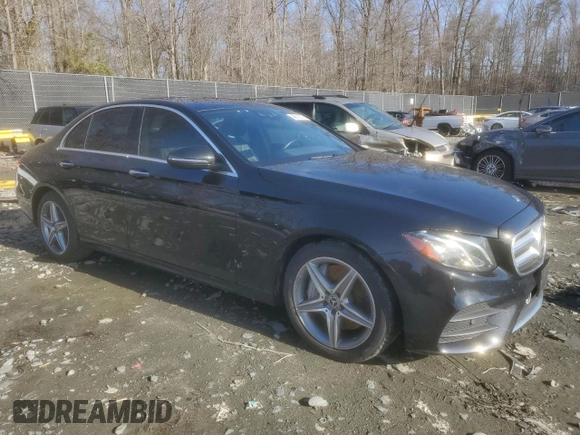 2019 Mercedes-Benz E 450 with VIN WDDZF6JBXKA562502, listed as a Copart auction lot 48072375 with 46,209 mi miles and Salvage Title. Bid and sale history available at DreamBid. Image 4.