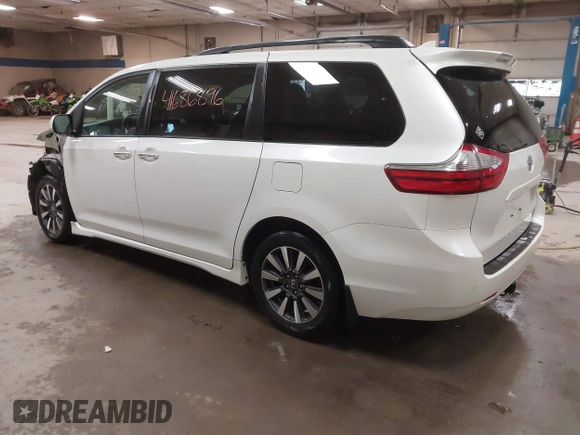 2019 Toyota Sienna XLE with VIN 5TDDZ3DCXKS224647, listed as a IAAI auction lot 41686896 with 93,453 mi miles and . Bid and sale history available at DreamBid. Image 3.
