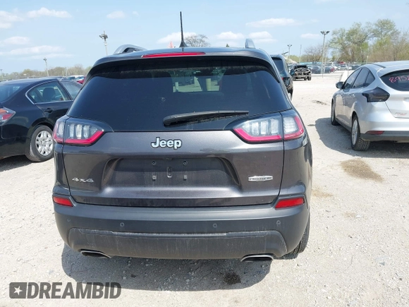 2021 Jeep Cherokee Latitude Lux with VIN 1C4PJMMX4MD149875, listed as a IAAI auction lot 42139782 with 58,324 mi miles and . Bid and sale history available at DreamBid. Image 16.