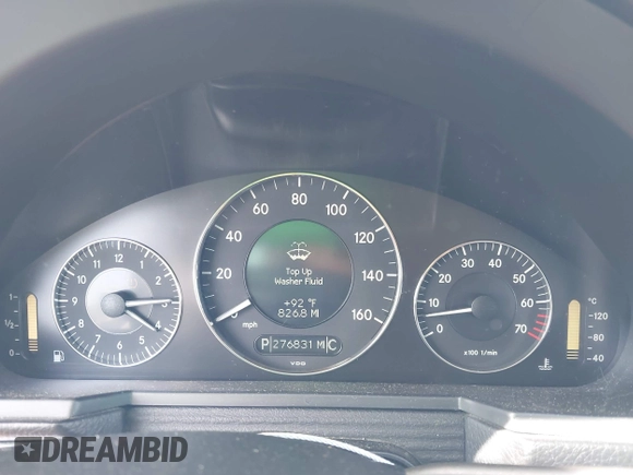 2009 Mercedes-Benz E 350 with VIN WDBUH87X29B446372, listed as a IAAI auction lot 42018173 with 276,831 mi miles and . Bid and sale history available at DreamBid. Image 7.
