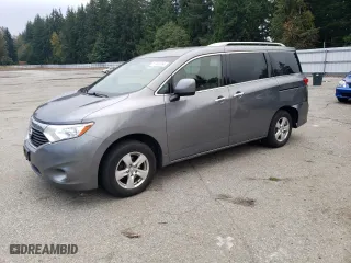 2017 Nissan Quest SV with VIN JN8AE2KP1H9168673, listed as a Copart auction lot 67502314 with 145,557 mi miles and Salvage Title. Bid and sale history available at carsss.com. Image 1.