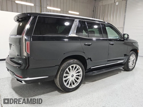 2023 Cadillac Escalade 4WD Premium Luxury z VIN 1GYS4BKL3PR366857, wystawiony jako Copart lot #55865505 z przebiegiem 44 383 mil mil oraz Tytuł czysty. Historia ofert i sprzedaży dostępna na DreamBid. Obrazek 3.