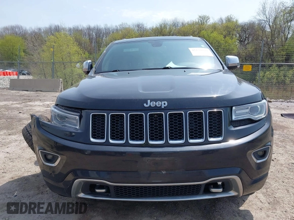 2016 Jeep Grand Cherokee Overland with VIN 1C4RJFCG5GC343752, listed as a IAAI auction lot 42138080 with 86,777 mi miles and . Bid and sale history available at DreamBid. Image 12.