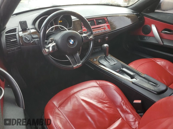 2006 BMW Z4 3.0i with VIN 4USBU33546LW66947, listed as a Copart auction lot 45736875 with 112,996 mi miles and Non Repairable. Bid and sale history available at carsss.com. Image 8.