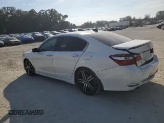 2017 Honda Accord Sport with VIN 1HGCR2F58HA066854, listed as a Copart auction lot 43405125 with 142,548 mi miles and Salvage Title. Bid and sale history available at carsss.com. Image 2.
