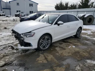 2020 Audi A3 Sedan Premium with VIN WAUAUGFF6LA070658, listed as a Copart auction lot 39063954 with 54,536 mi miles. Bid and sale history available at carsss.com. Image 1.